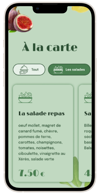 Homepage Hémon Restaurant sur mobile